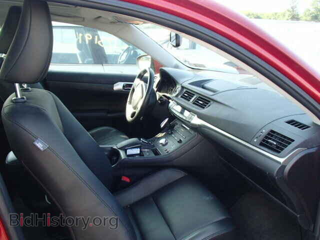 2012 LEXUS CT 200 - VIN: JTHKD5BH3C2096498 - Фото 5