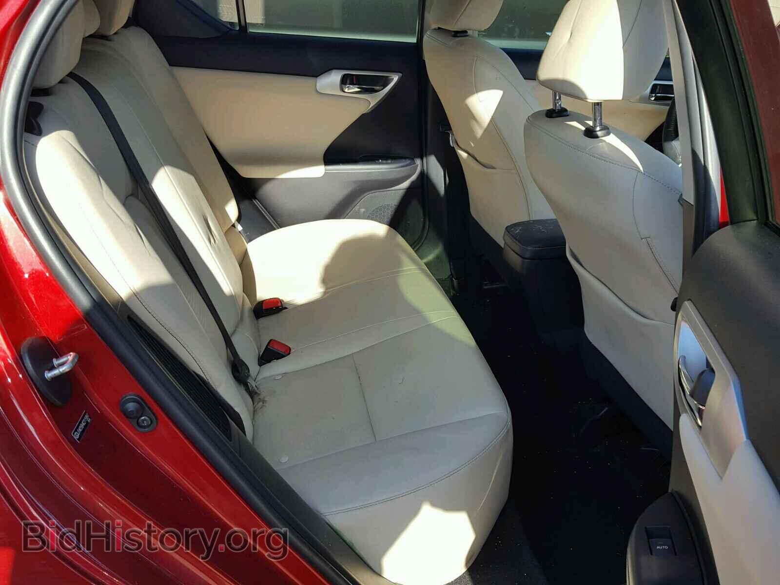 2012 LEXUS CT 200 - VIN: JTHKD5BH4C2115897 - Фото 6