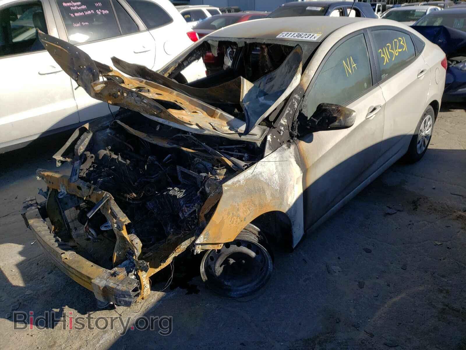 2016 HYUNDAI ACCENT - VIN: KMHCT4AE9GU062582 - Фото 2