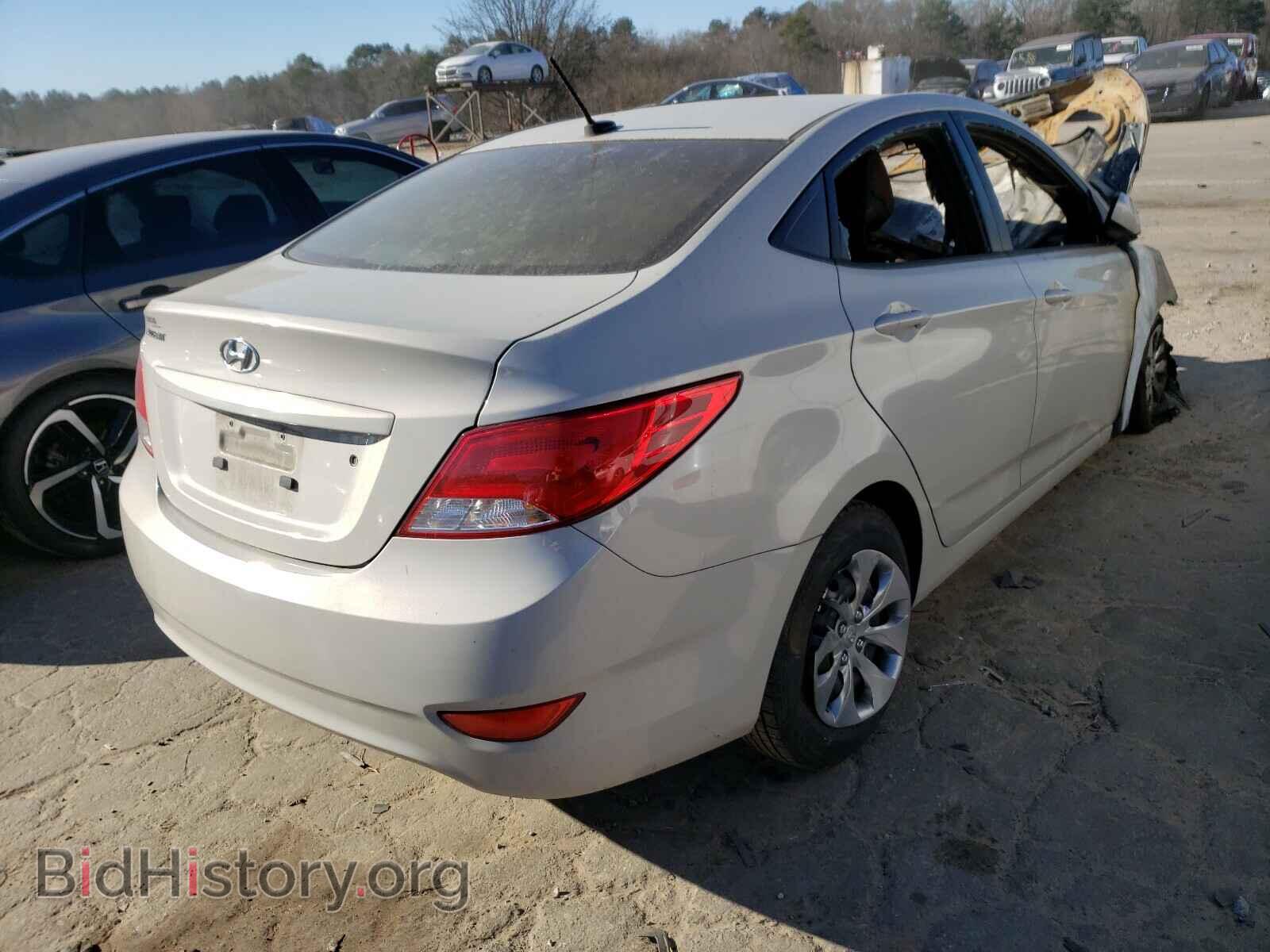 2016 HYUNDAI ACCENT - VIN: KMHCT4AE9GU062582 - Фото 4