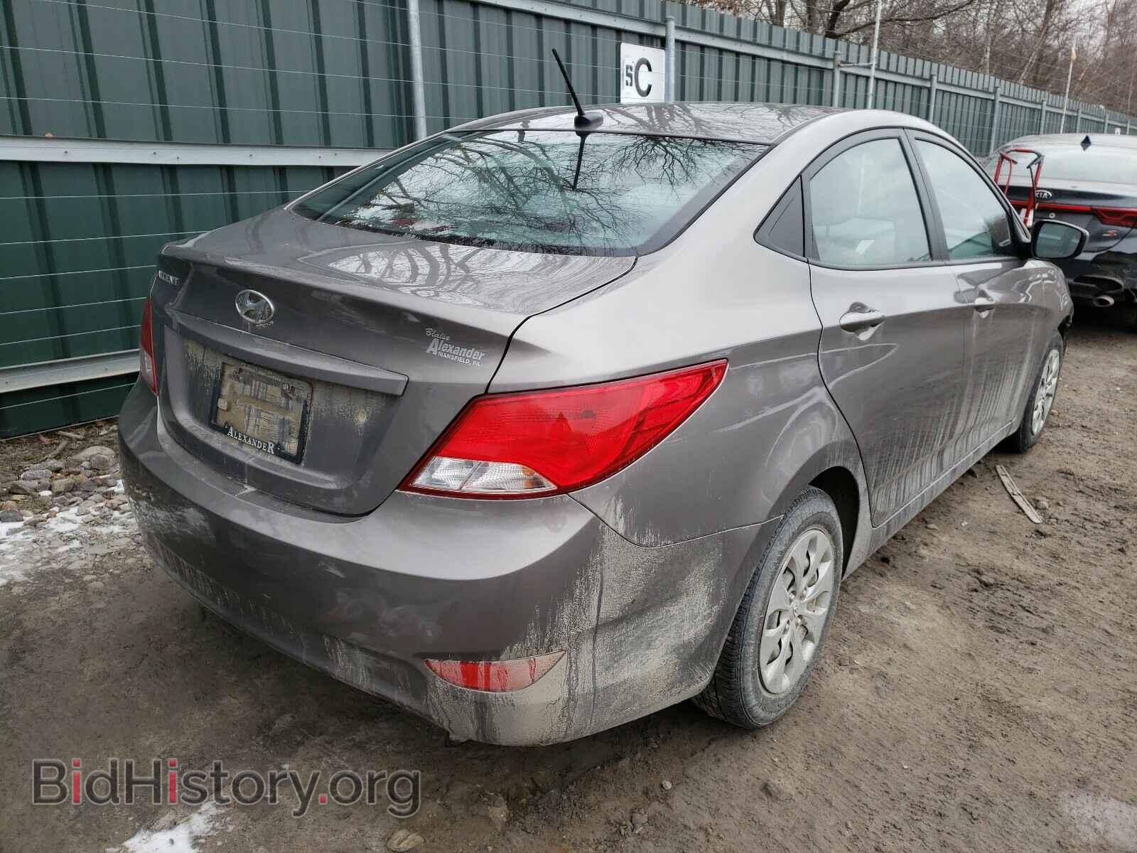 2017 HYUNDAI ACCENT - VIN: KMHCT4AE2HU387172 - Фото 4