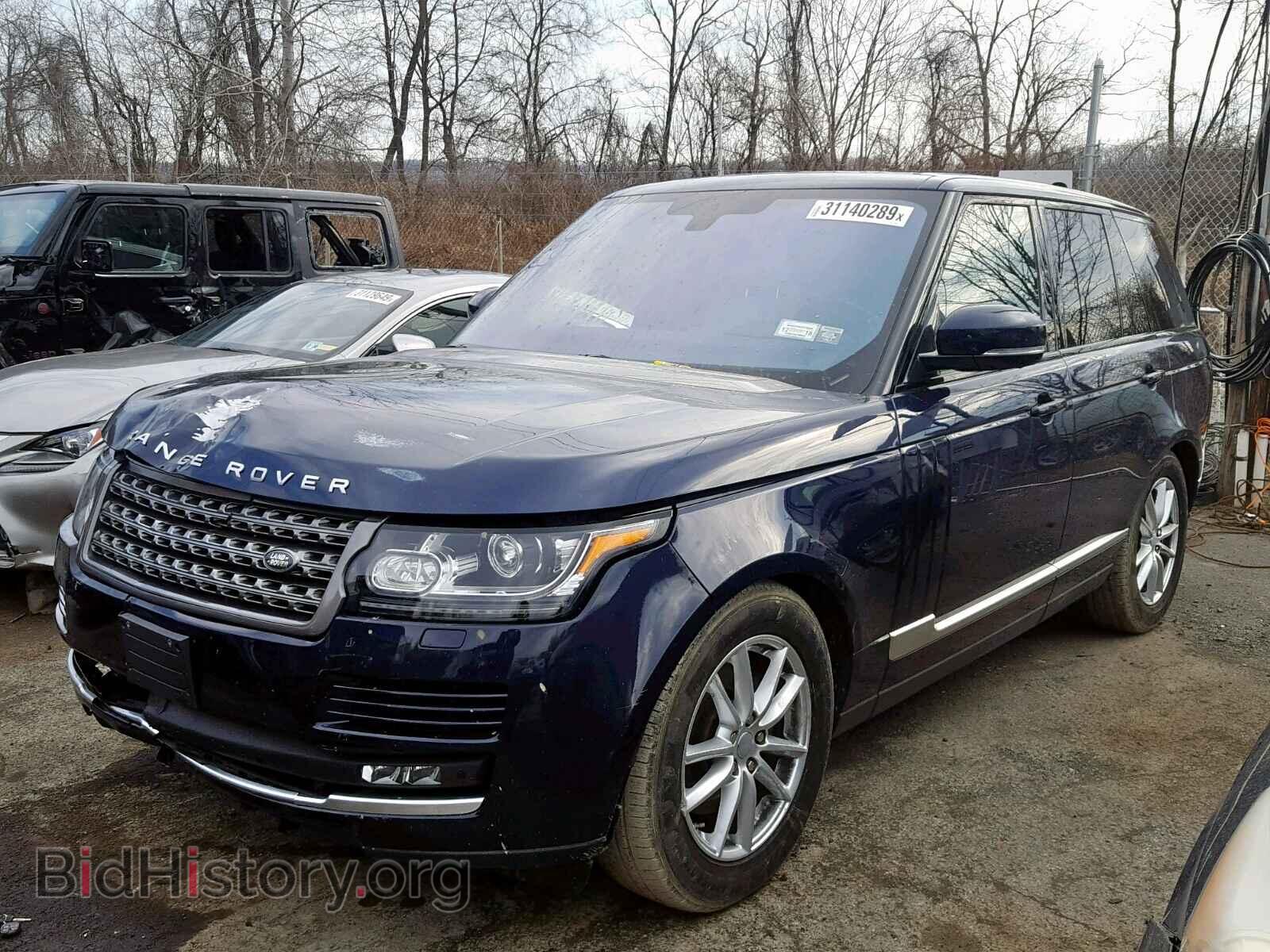 2016 LAND ROVER RANGE ROVE - VIN: SALGR2PF8GA318858 - Фото 2