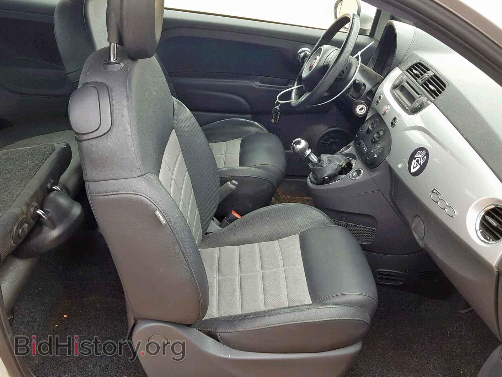2013 FIAT 500 - VIN: 3C3CFFBR1DT541050 - Фото 5
