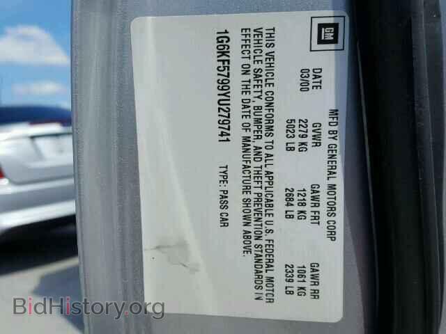 2000 CADILLAC DEVILLE - VIN: 1G6KF5799YU279741 - Photo 10