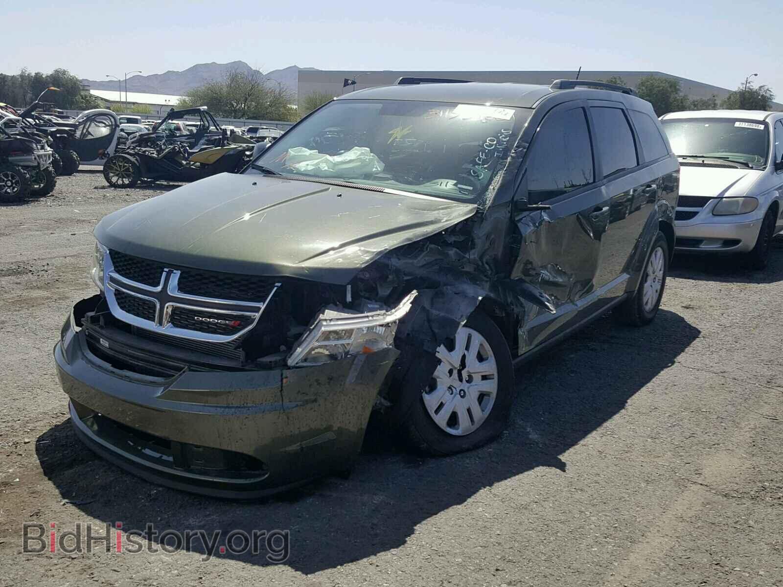 2016 DODGE JOURNEY - VIN: 3C4PDCAB7GT152097 - Фото 2