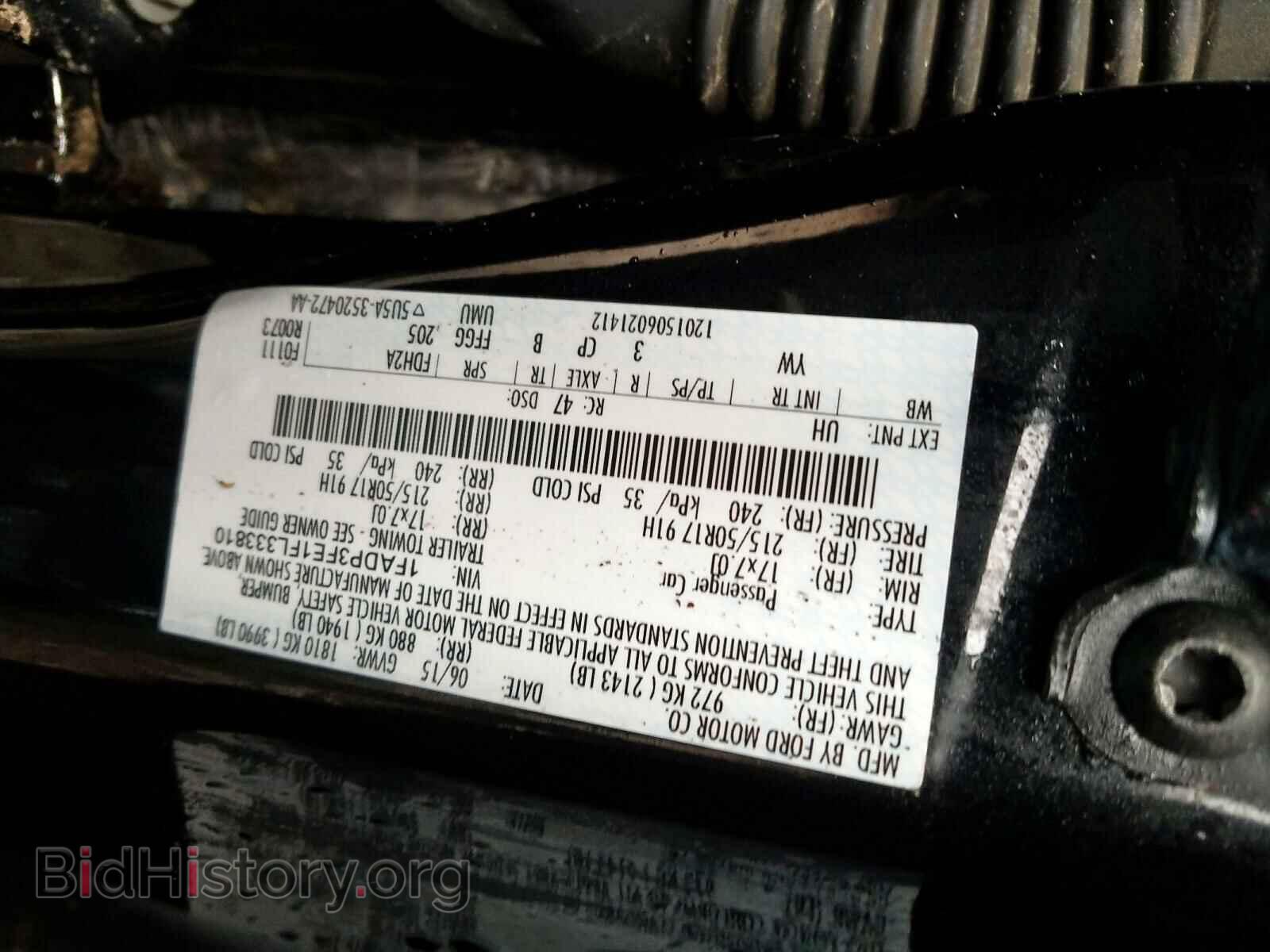 2015 FORD FOCUS - VIN: 1FADP3FE1FL333810 - Фото 10