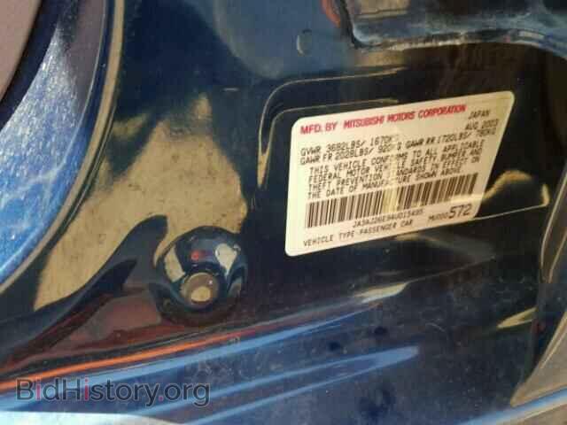 2004 MITSUBISHI LANCER - VIN: JA3AJ26E94U015495 - Фото 10