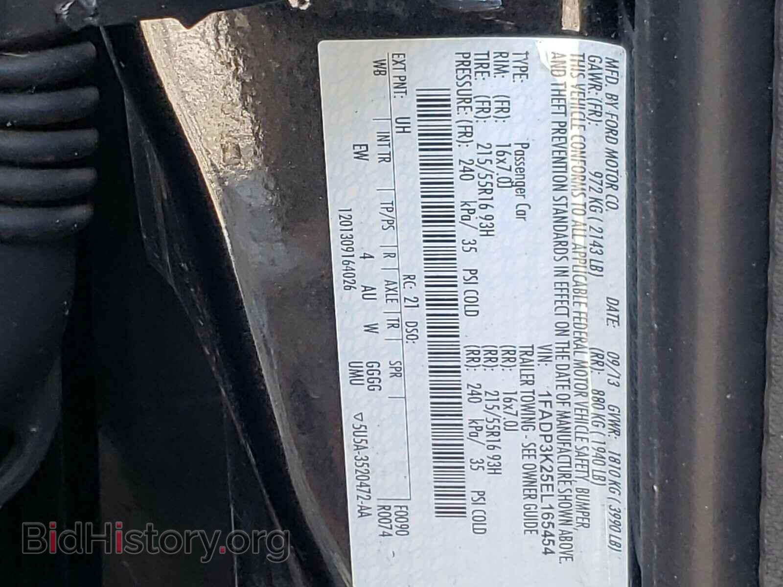 2014 FORD FOCUS - VIN: 1FADP3K25EL165454 - Photo 10