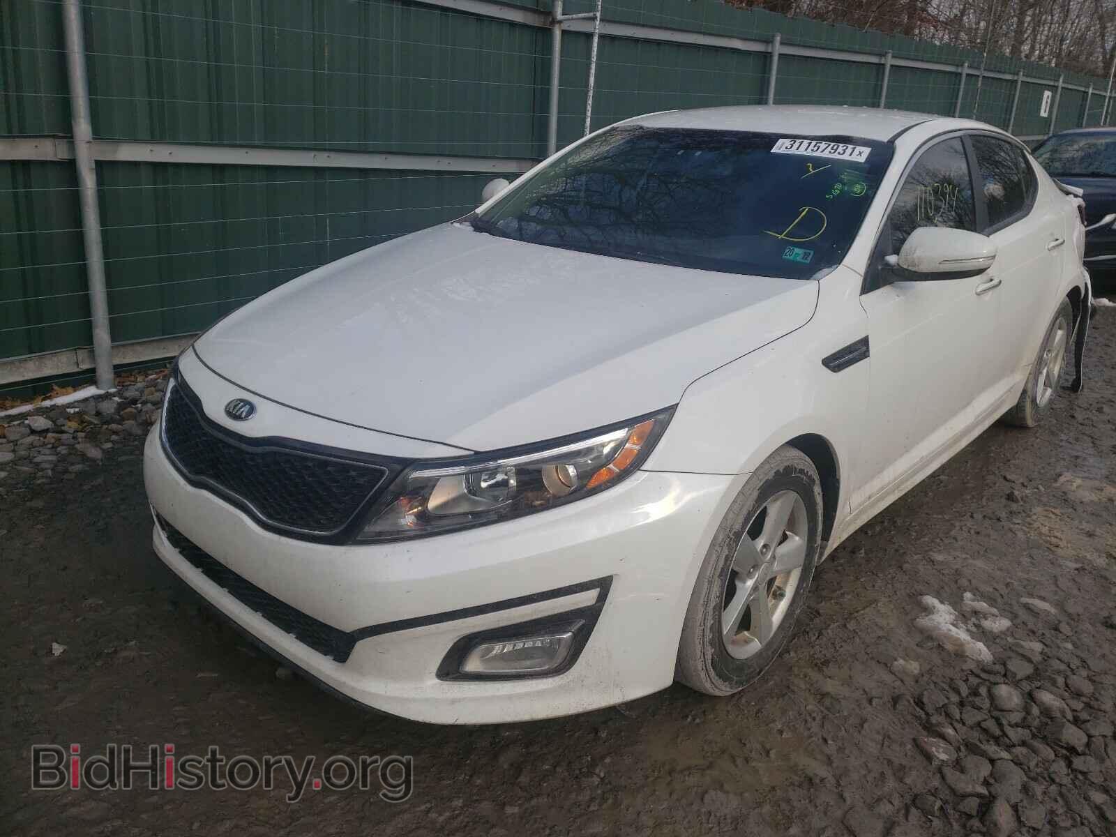 2015 KIA OPTIMA - VIN: KNAGM4A74F5645121 - Фото 2