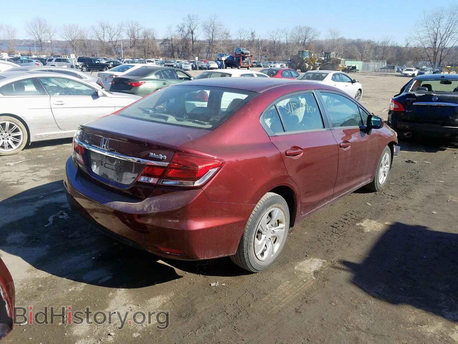 2014 HONDA CIVIC - VIN: 19XFB2F53EE235932 - Фото 4