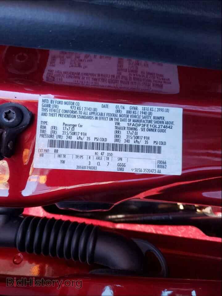 2016 FORD FOCUS - VIN: 1FADP3FE1GL274842 - Photo 10