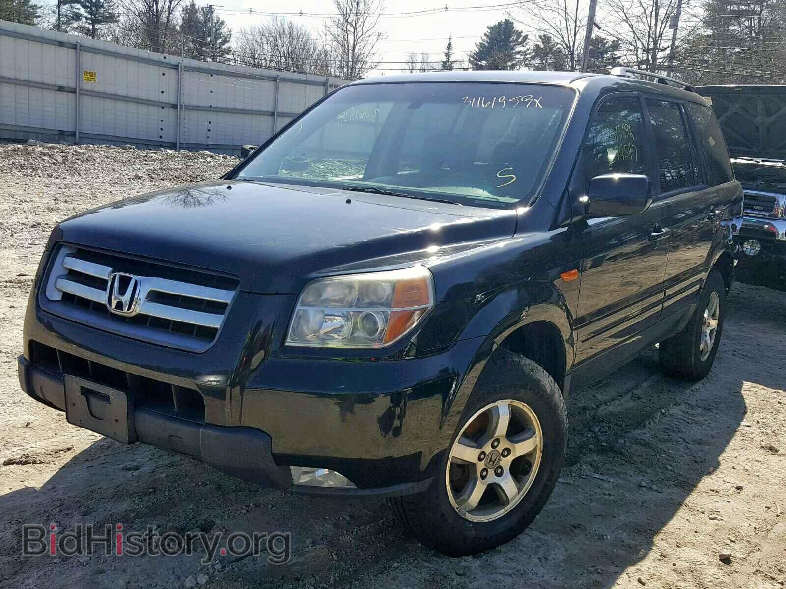 2008 HONDA PILOT EX - VIN: 5FNYF18478B019687 - Фото 2
