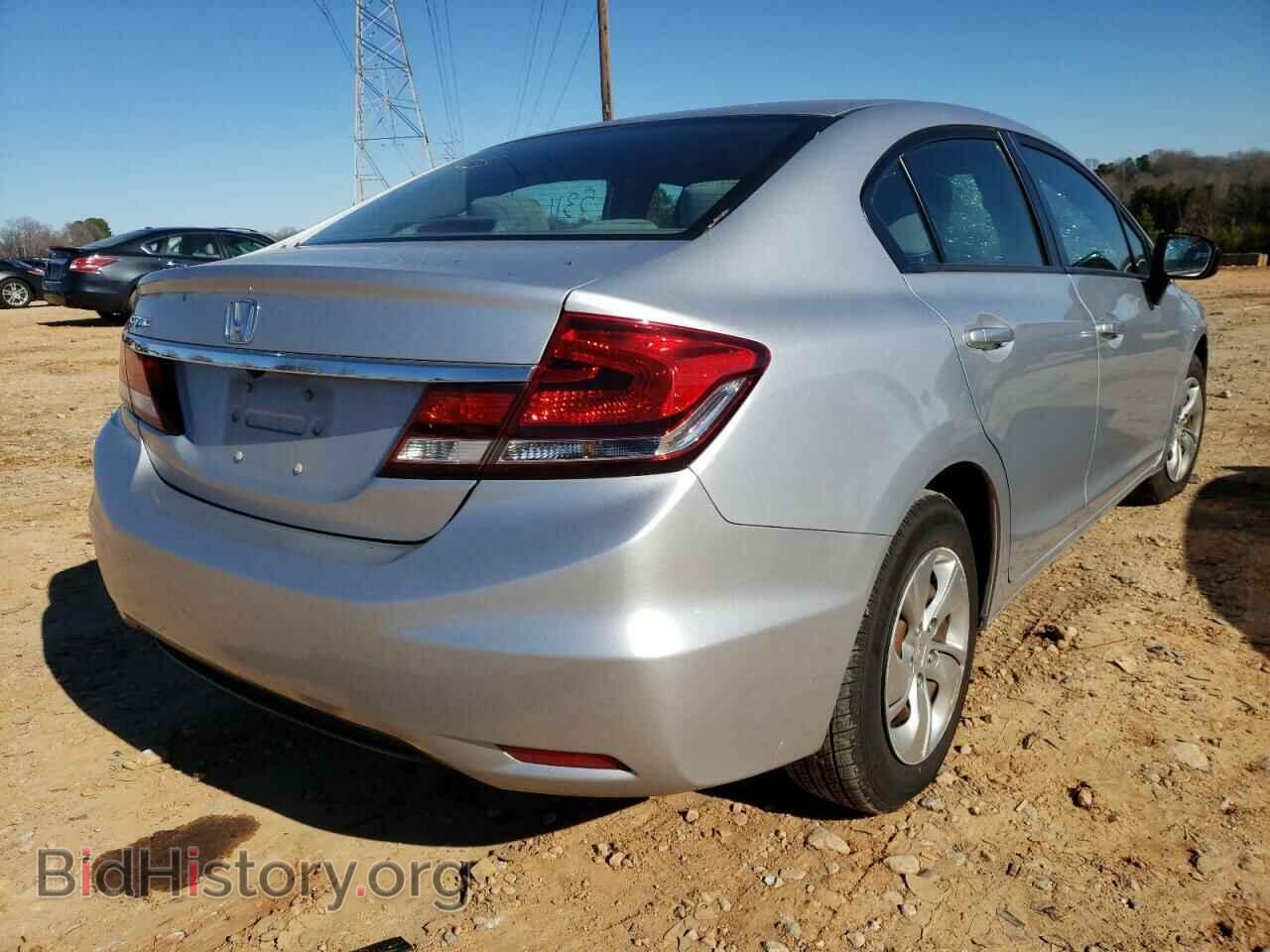 2014 HONDA CIVIC - VIN: 2HGFB2F56EH524390 - Фото 4