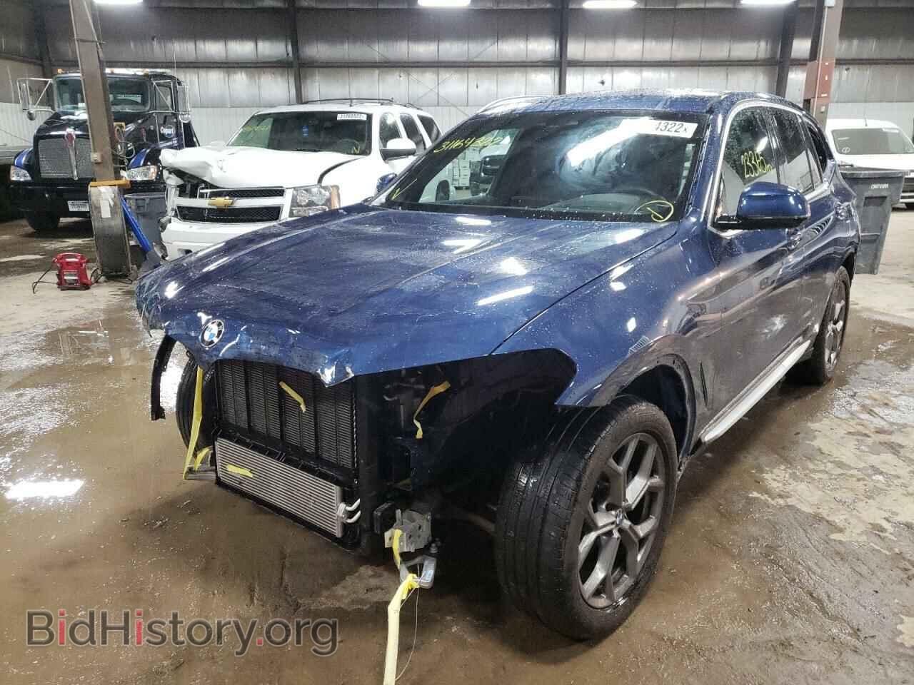 2021 BMW X3 - VIN: 5UXTY5C00M9F24153 - Фото 2