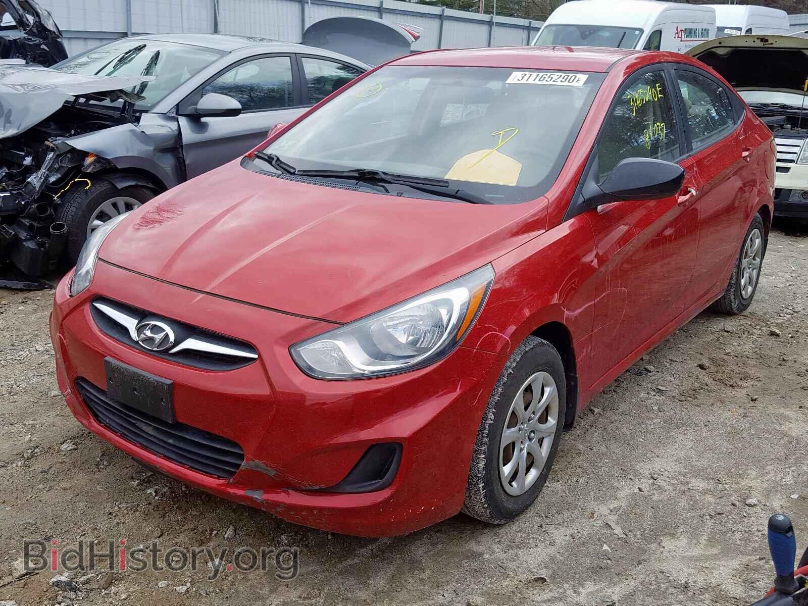 2012 HYUNDAI ACCENT - VIN: KMHCT4DEXCU125179 - Фото 2