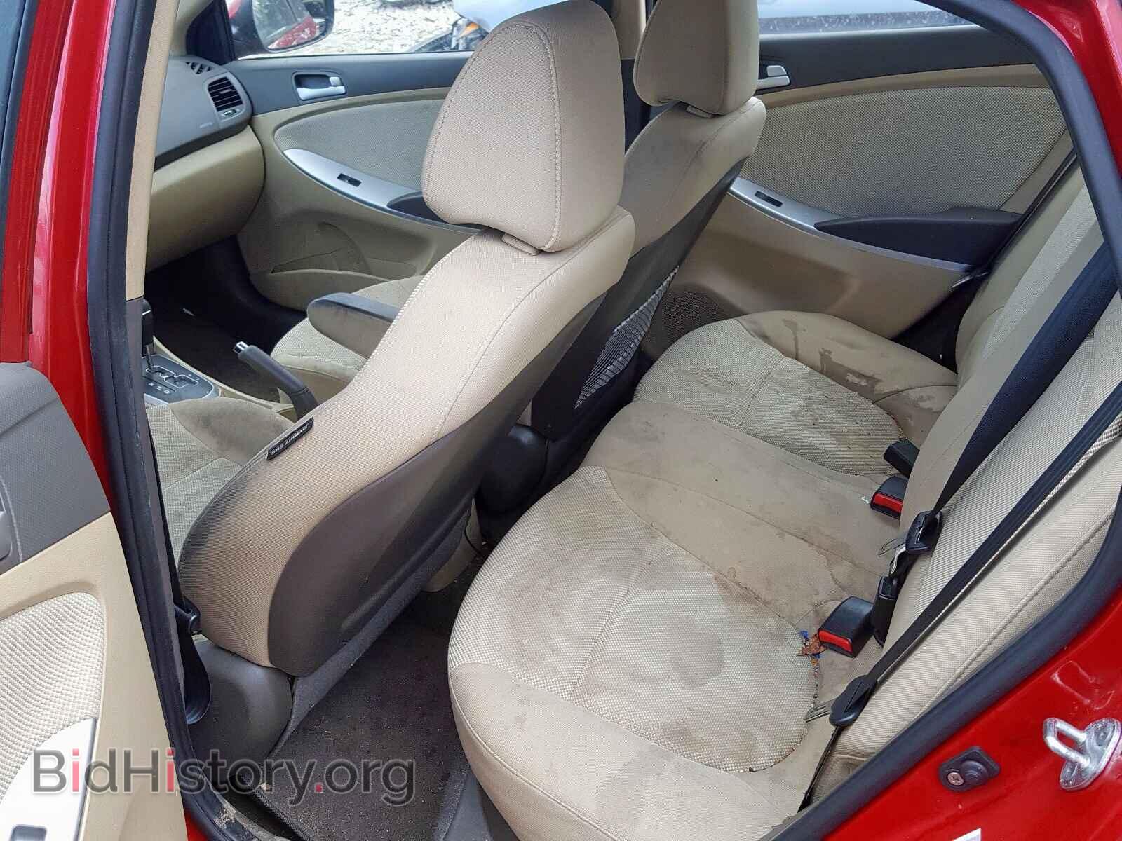 2012 HYUNDAI ACCENT - VIN: KMHCT4DEXCU125179 - Фото 6