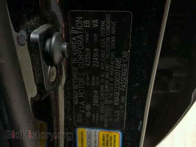 2006 KIA OPTIMA - VIN: KNAGE123365074681 - Фото 10