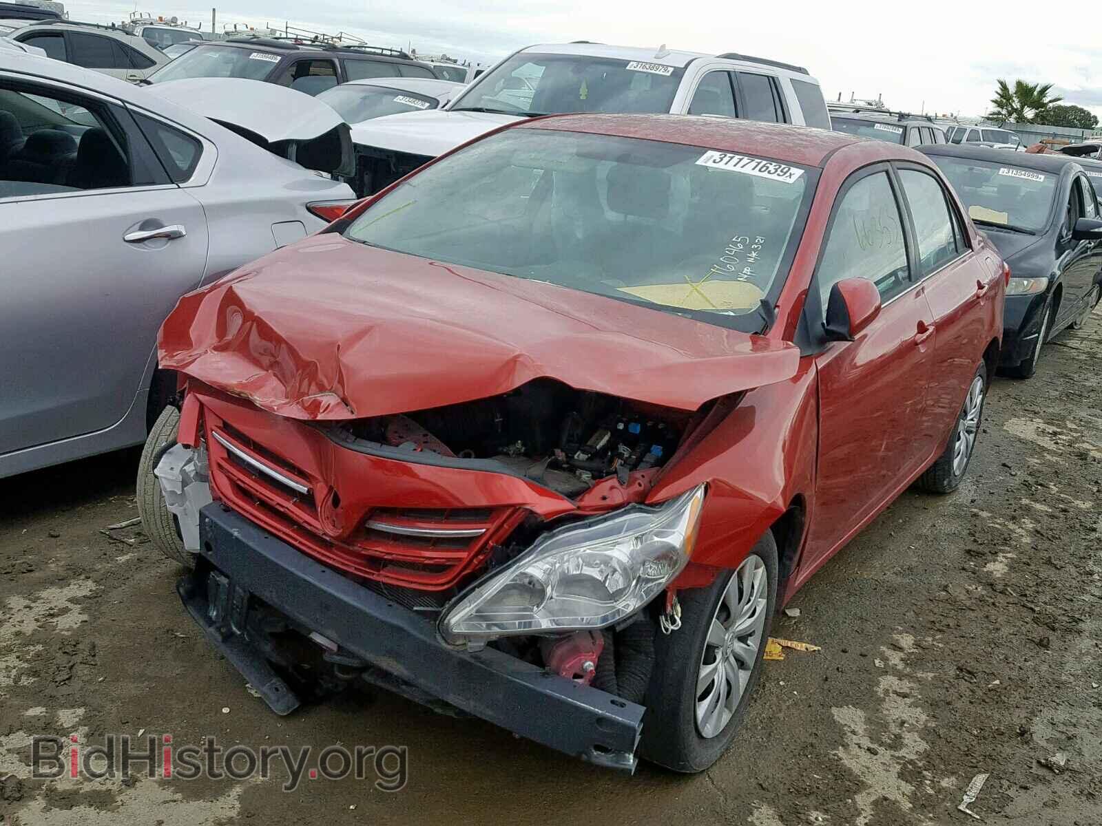 2013 TOYOTA COROLLA BA - VIN: 5YFBU4EE2DP160465 - Фото 2