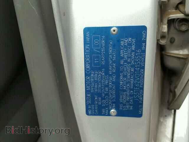 2001 SUZUKI GR VITARA - VIN: JS3TE62V014153516 - Фото 9