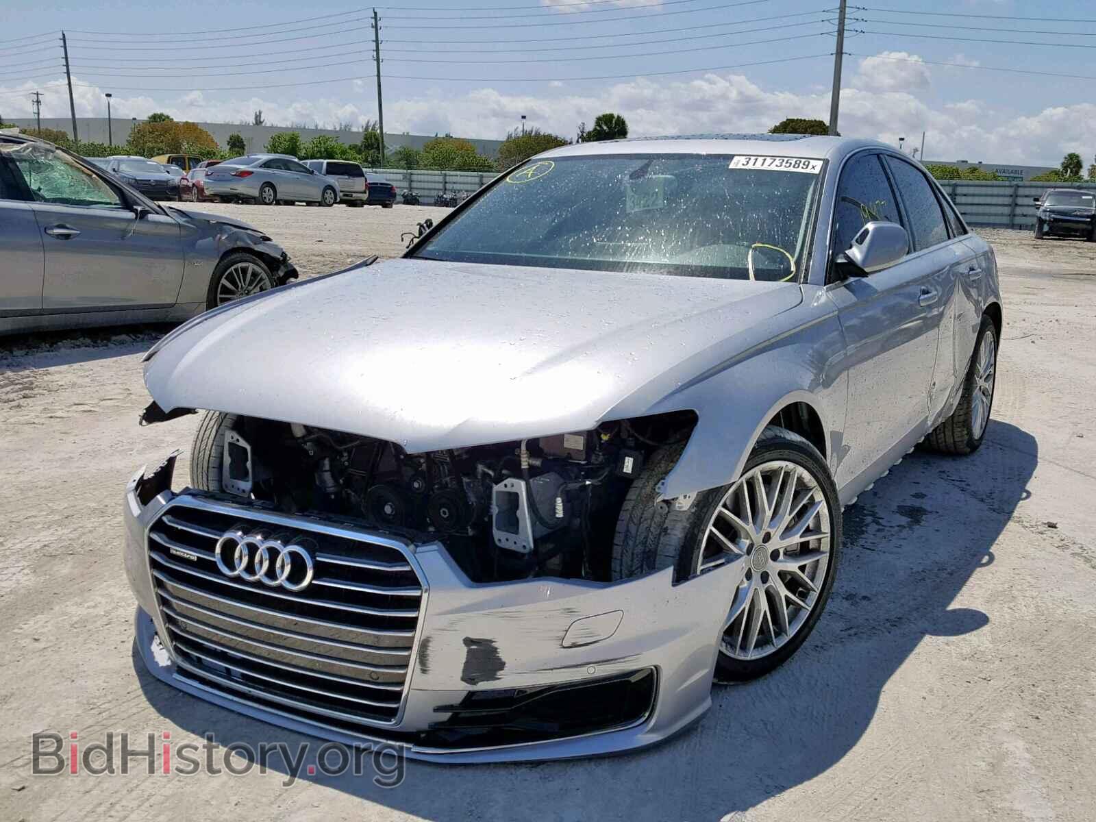 2016 AUDI A6 - VIN: WAUGFAFC6GN048892 - Фото 2
