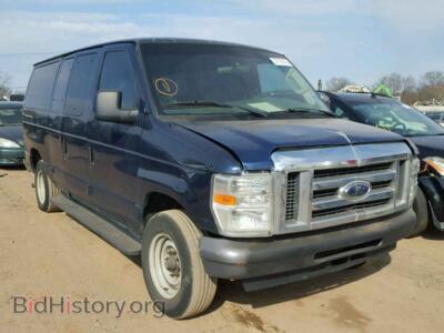 2008 Ford ECONOLINE, синий — VIN 1FMNE11W28DA06107, Copart