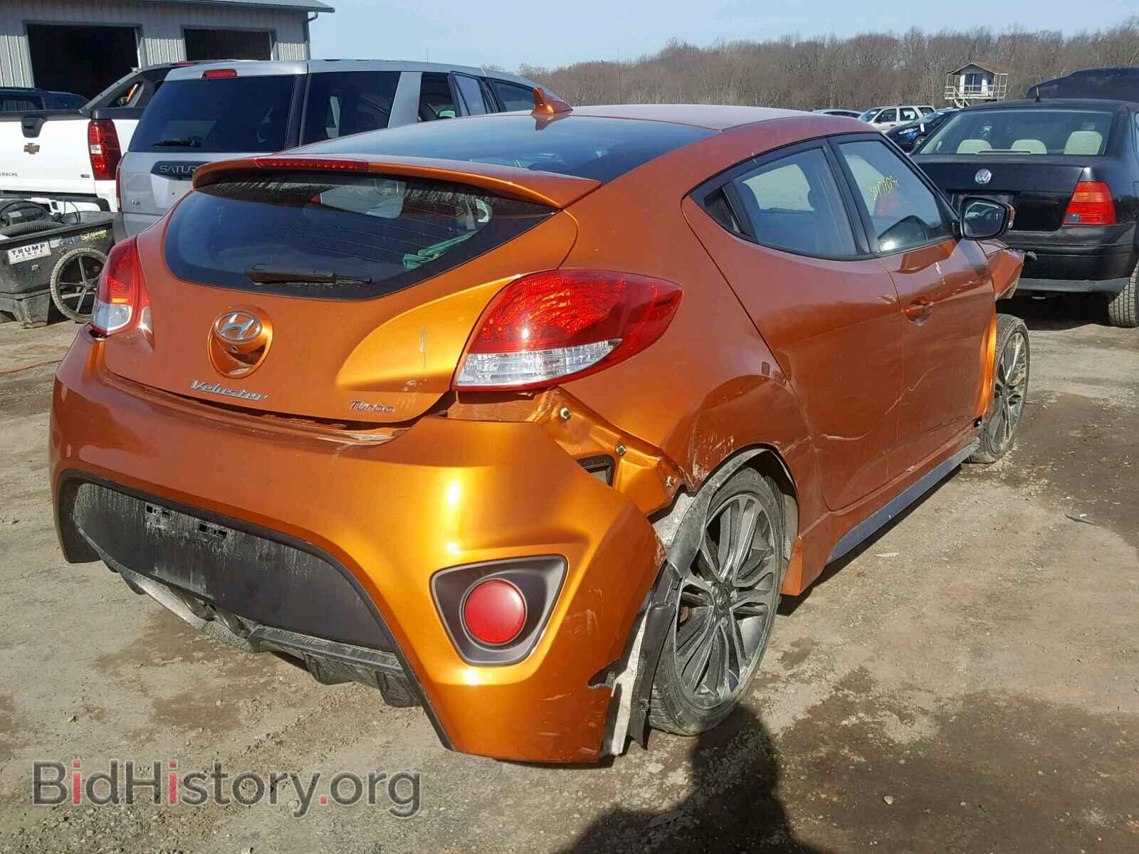 2016 HYUNDAI VELOSTER - VIN: KMHTC6AE5GU281177 - Фото 4