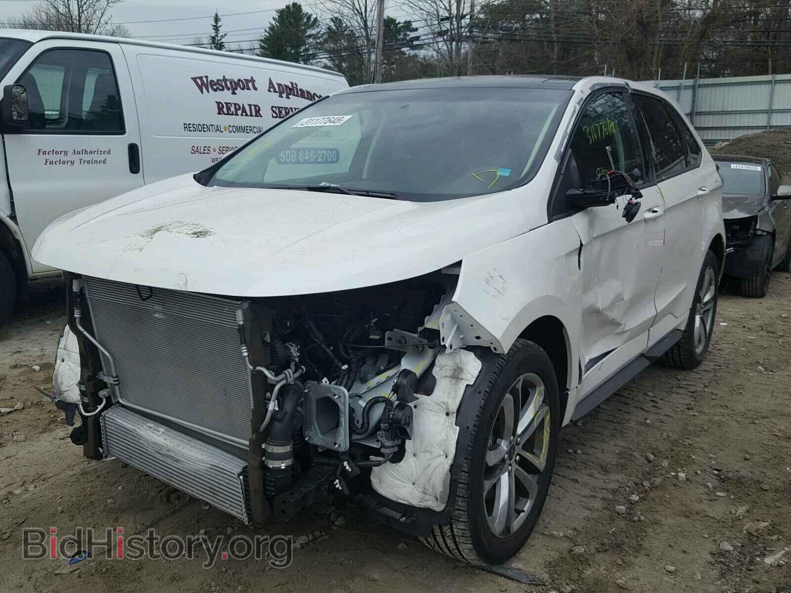 2015 FORD EDGE - VIN: 2FMTK4AP0FBC18291 - Фото 2