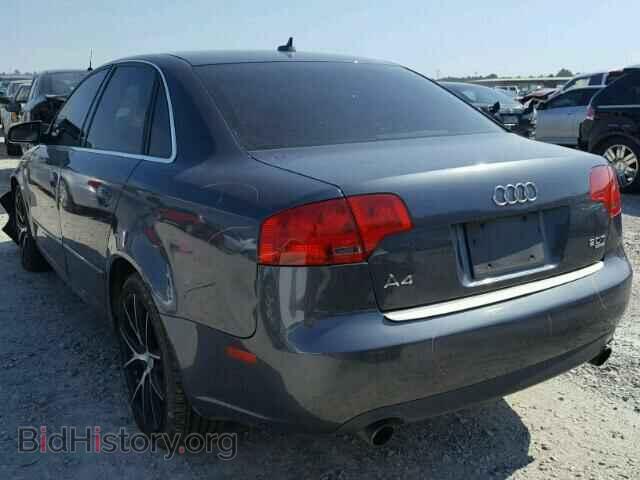 2007 AUDI A4 - VIN: WAUAF78EX7A148556 - Фото 3