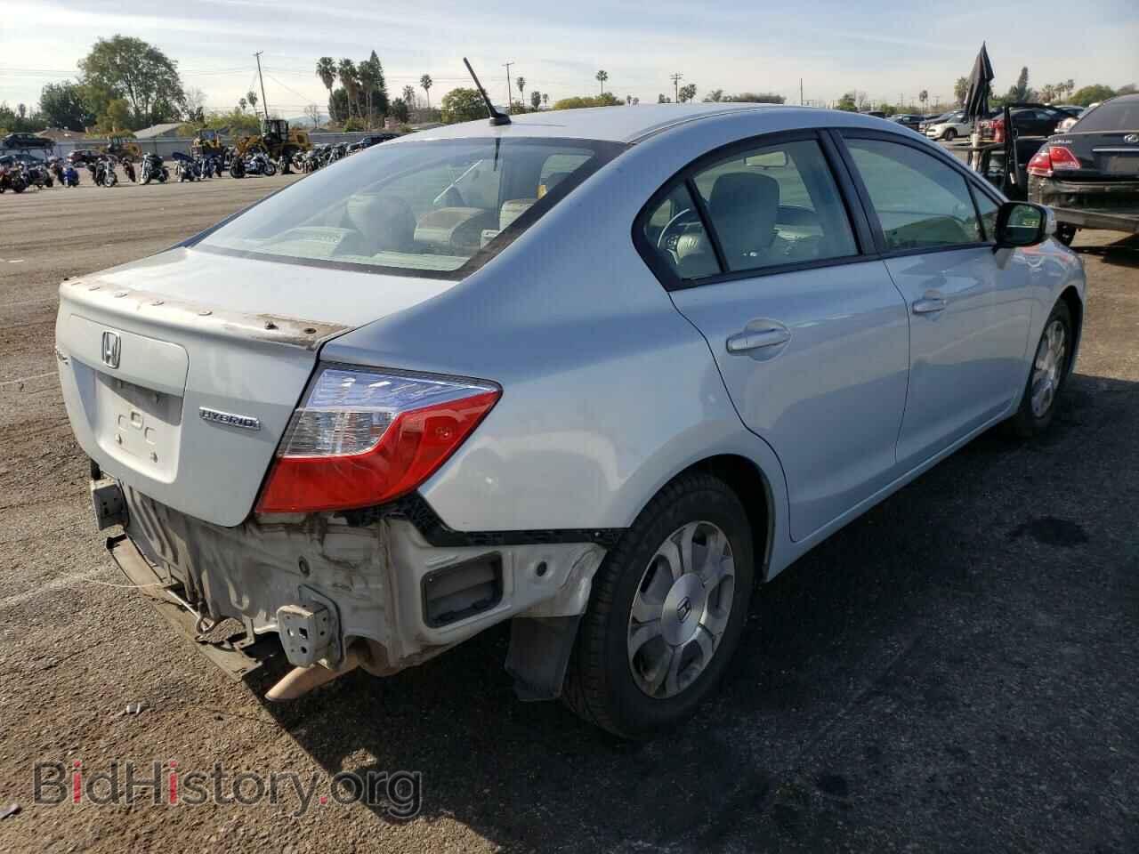 2012 HONDA CIVIC - VIN: JHMFB4F20CS000477 - Фото 4