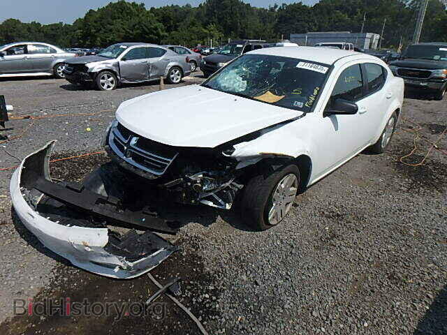 2012 DODGE AVENGER - VIN: 1C3CDZAB0CN136775 - Фото 2
