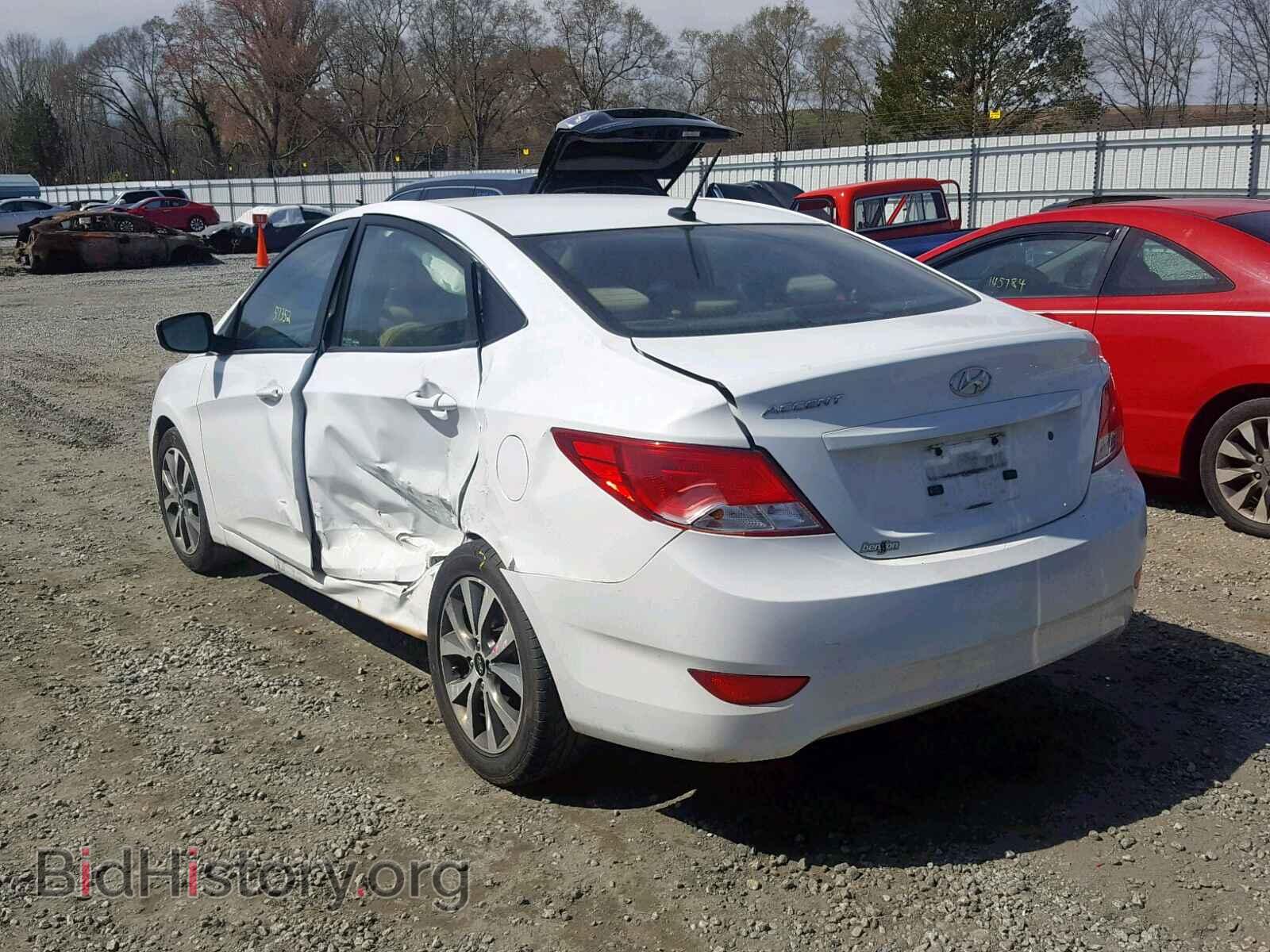 2017 HYUNDAI ACCENT - VIN: KMHCT4AE2HU323309 - Фото 3