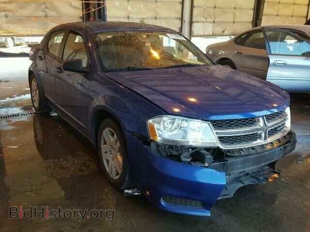 Фотография 1C3CDZAG0CN247841 - DODGE AVENGER 2012