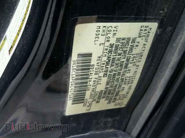 2010 NISSAN VERSA - VIN: 3N1BC1AP0AL419183 - Фото 10