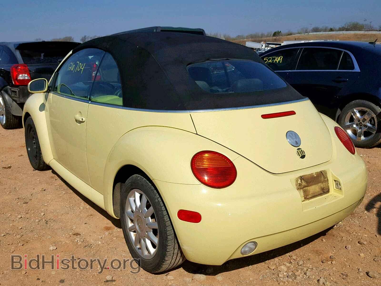 2004 VOLKSWAGEN BEETLE - VIN: 3VWCM31Y84M318908 - Фото 3