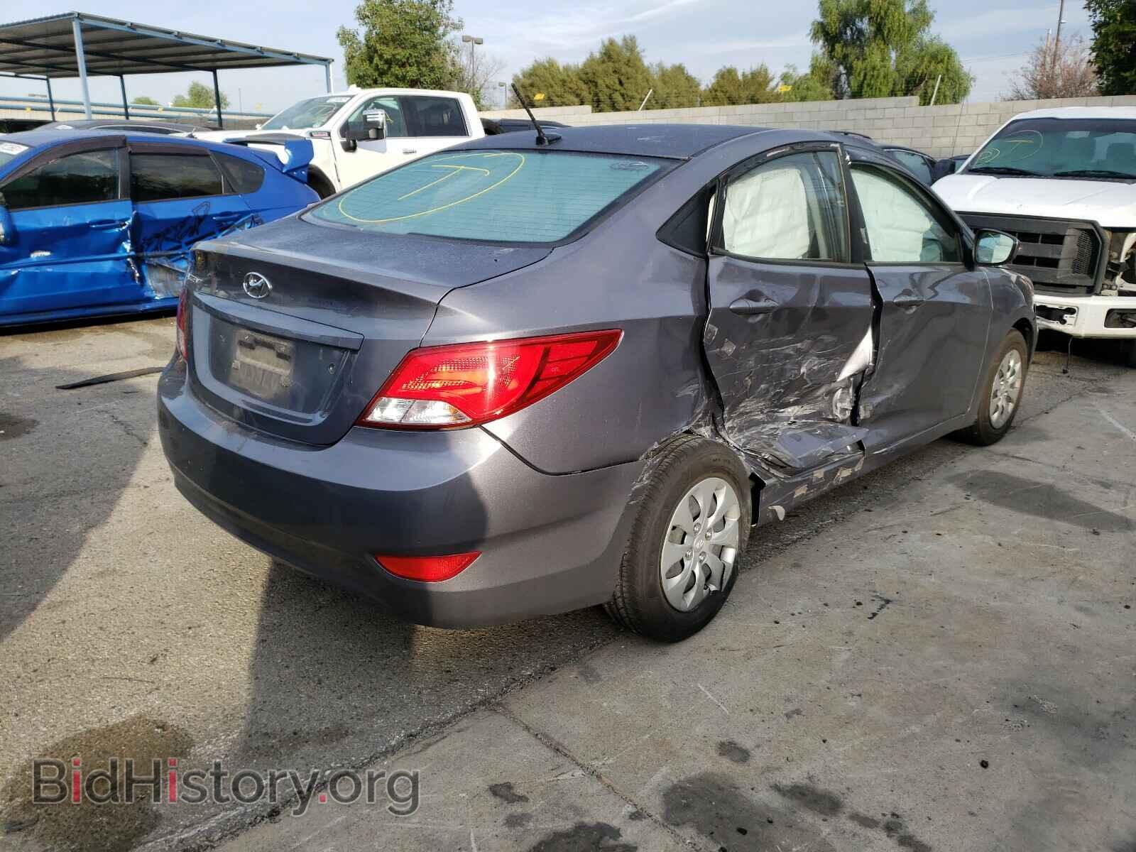 2016 HYUNDAI ACCENT - VIN: KMHCT4AE0GU130249 - Фото 4