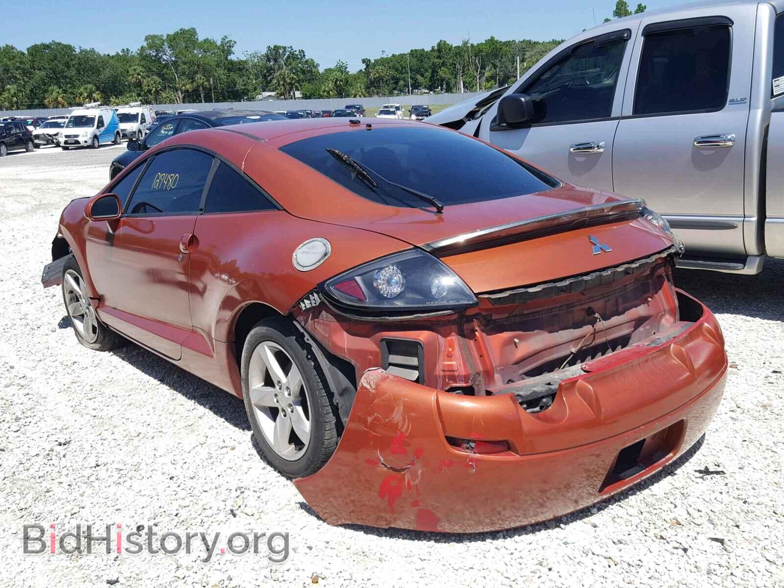 2006 MITSUBISHI ECLIPSE - VIN: 4A3AK34T86E028836 - Фото 3
