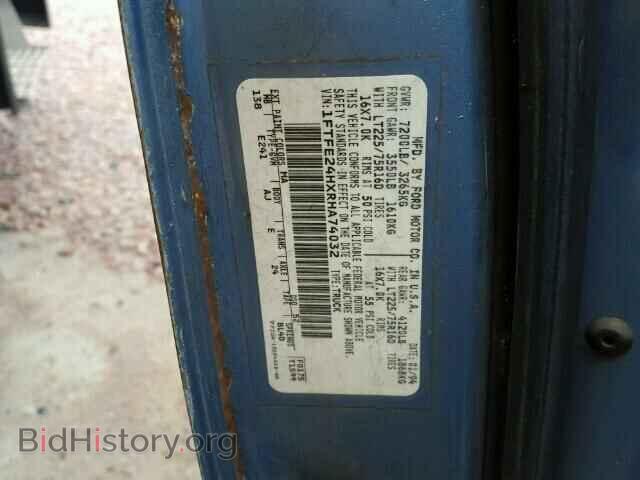 1994 FORD ECONOLINE - VIN: 1FTFE24HXRHA74032 - Photo 10