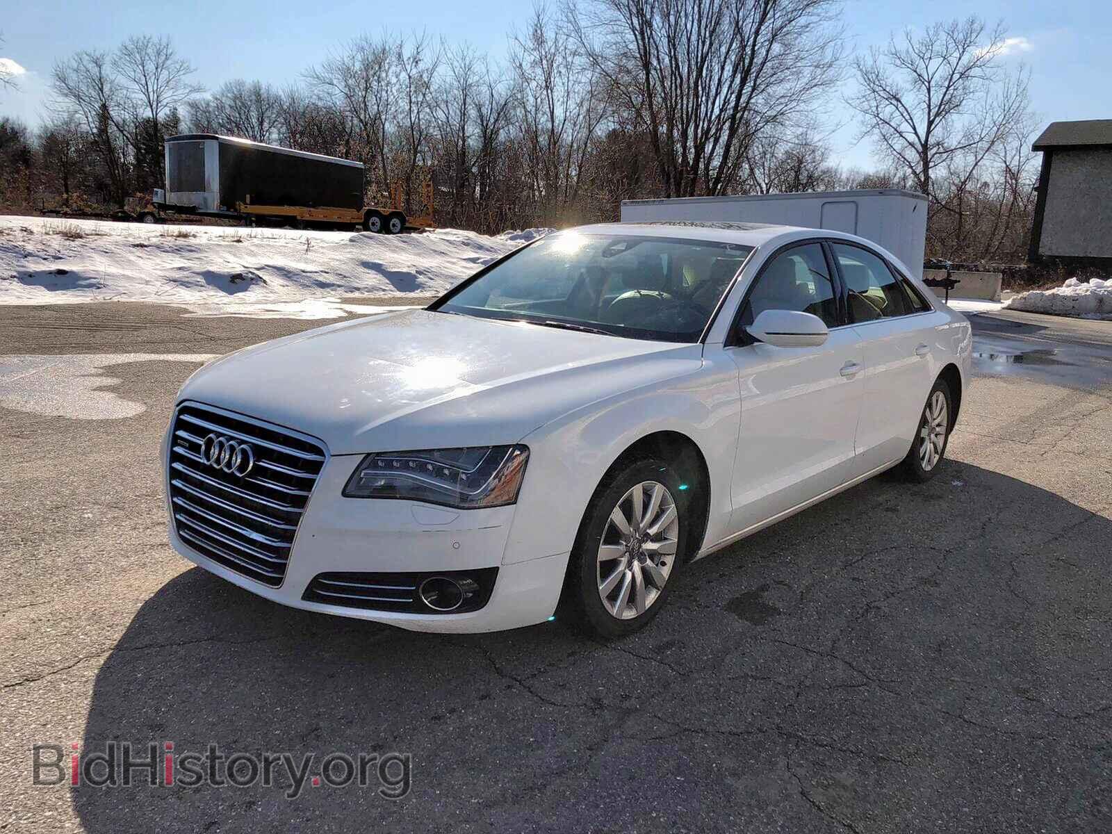 2013 AUDI A8 - VIN: WAUAGAFD8DN011401 - Фото 2