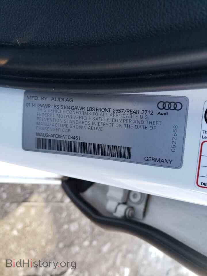 2014 AUDI A6 - VIN: WAUGFAFCXEN108461 - Фото 10