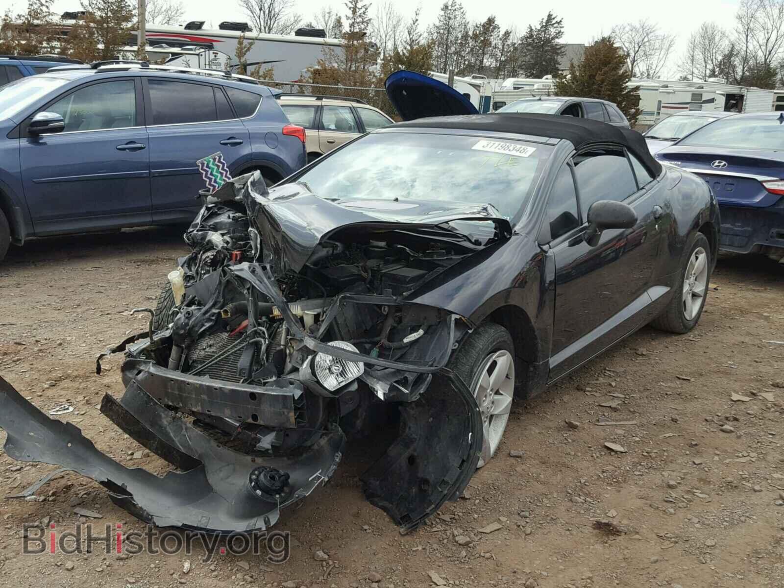 2007 MITSUBISHI ECLIPSE - VIN: 4A3AL35TX7E041293 - Фото 2