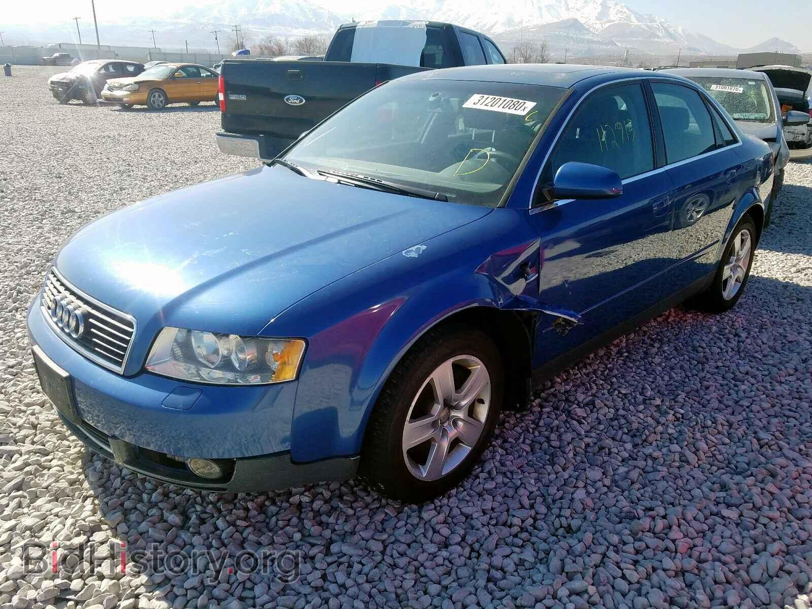 2002 AUDI A4 - VIN: WAULT68E12A124621 - Фото 2