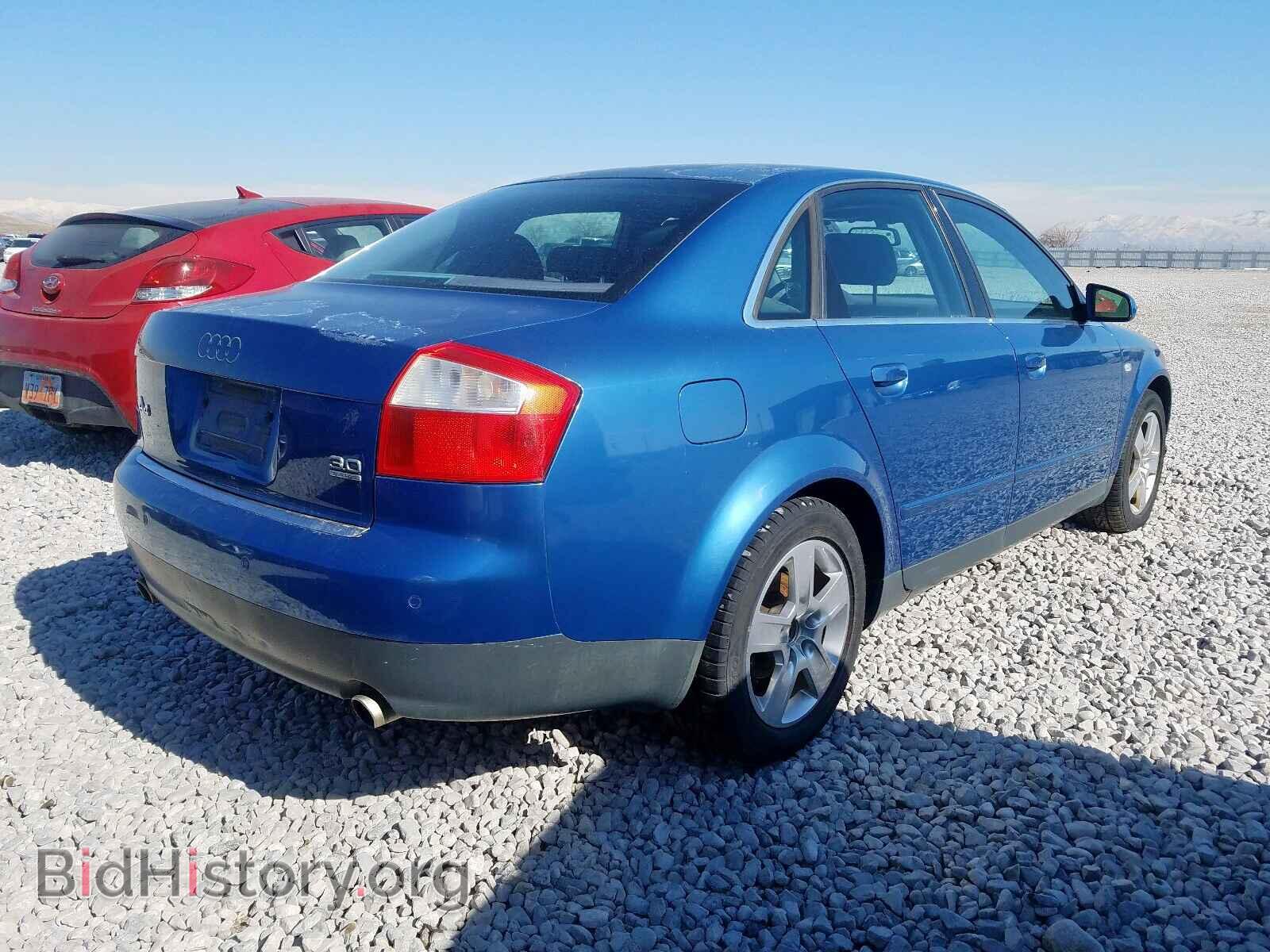 2002 AUDI A4 - VIN: WAULT68E12A124621 - Фото 4