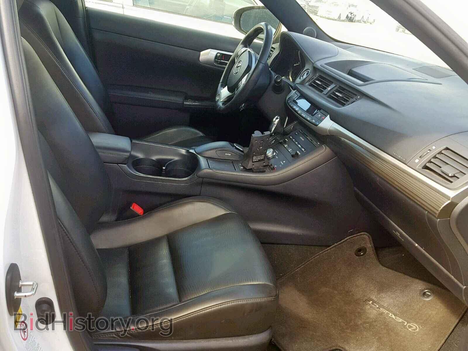 2012 LEXUS CT 200 - VIN: JTHKD5BH9C2056751 - Фото 5