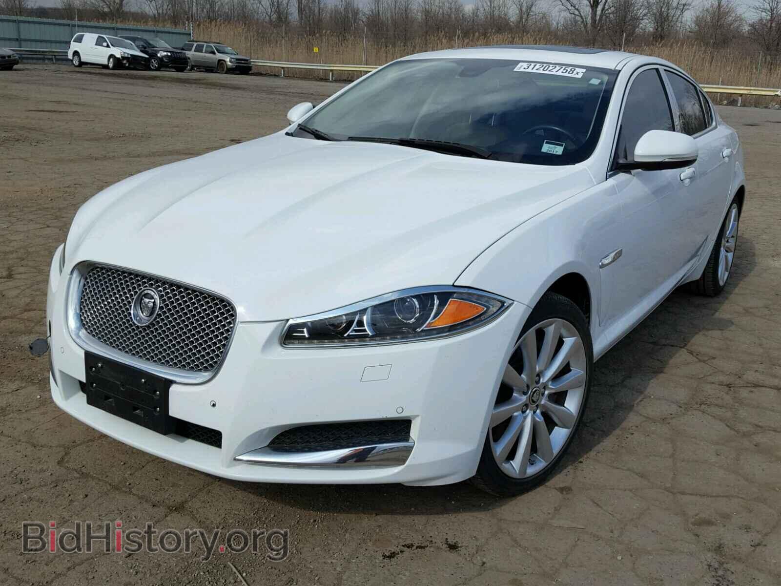 2013 JAGUAR XF - VIN: SAJWJ0EF7D8S85390 - Фото 2