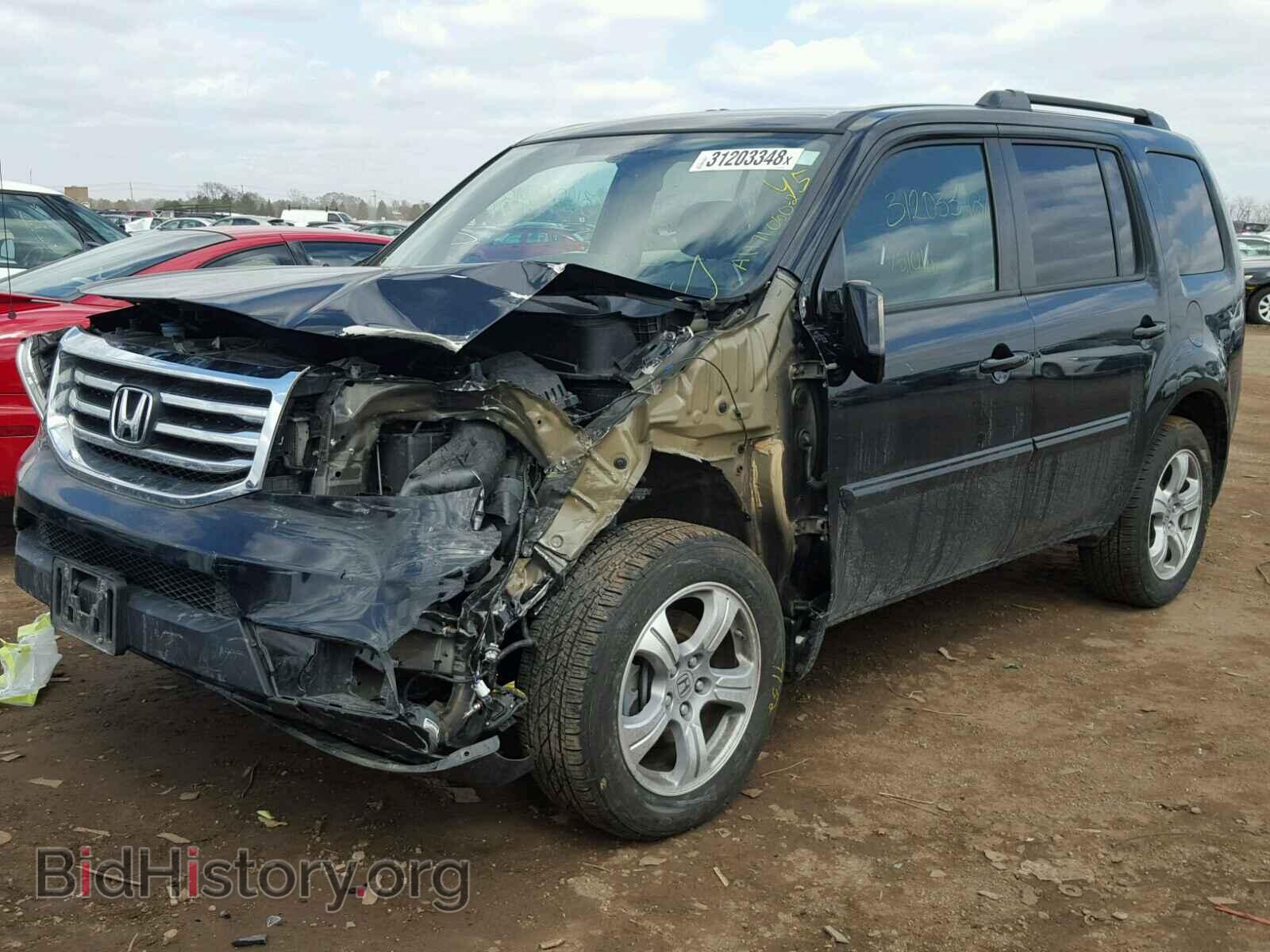 2014 HONDA PILOT - VIN: 5FNYF3H41EB026500 - Фото 2