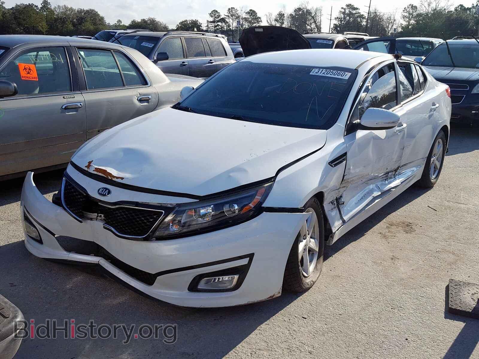 2015 KIA OPTIMA - VIN: 5XXGM4A75FG472661 - Фото 2