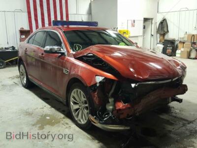 2014 Ford TAURUS Taurus LIM, красный — VIN 1FAHP2F81EG103326, Copart