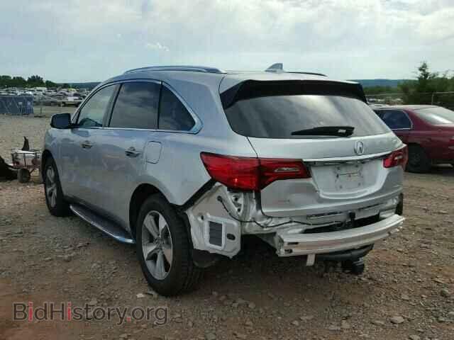 2015 Acura MDX (VIN 5FRYD4H28FB013866) — фото 3 из 10