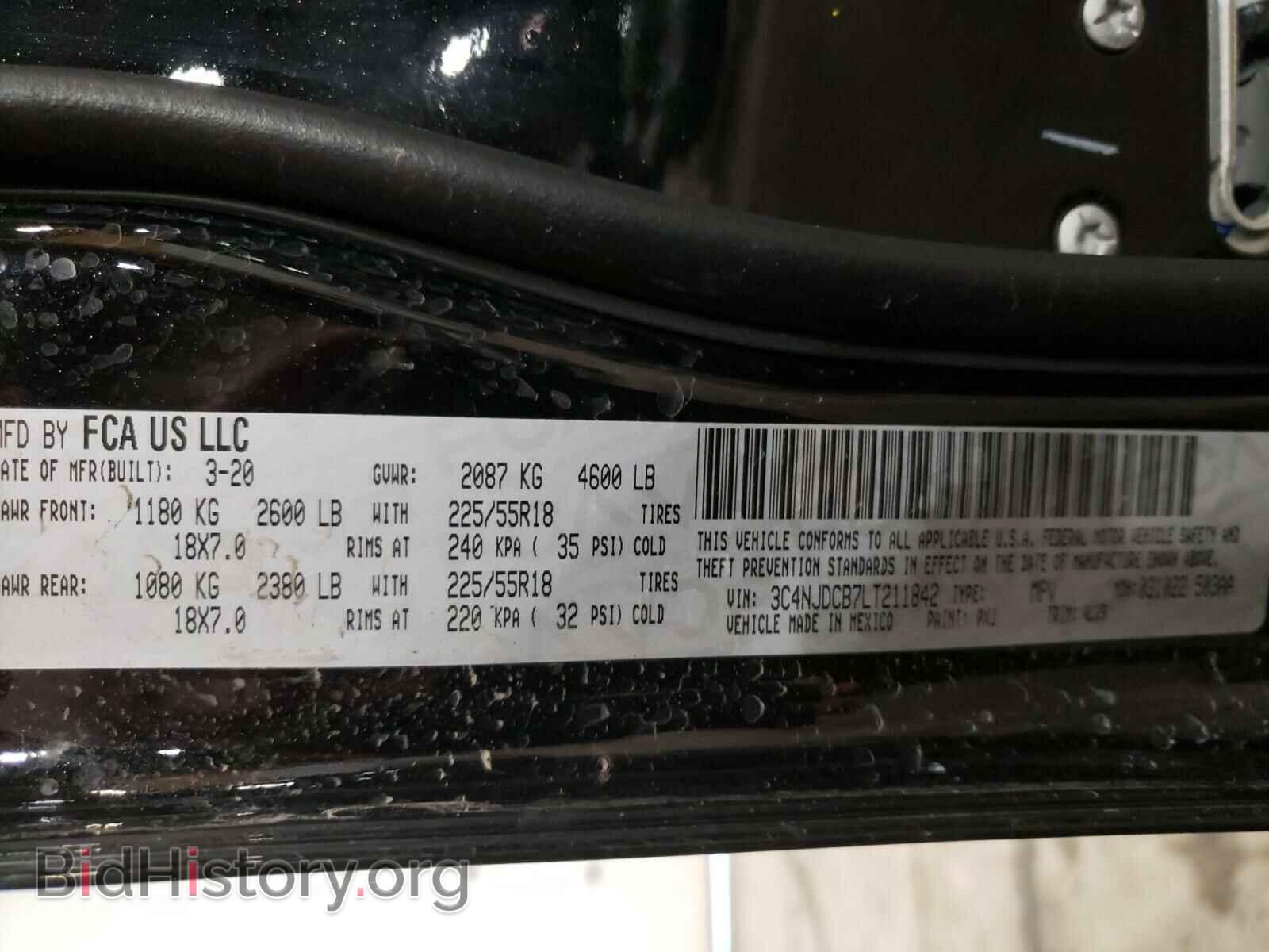 2020 JEEP COMPASS - VIN: 3C4NJDCB7LT211842 - Photo 10