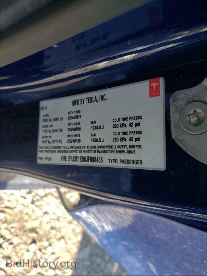 2018 TESLA MODEL 3 - VIN: 5YJ3E1EB8JF088488 - Photo 10